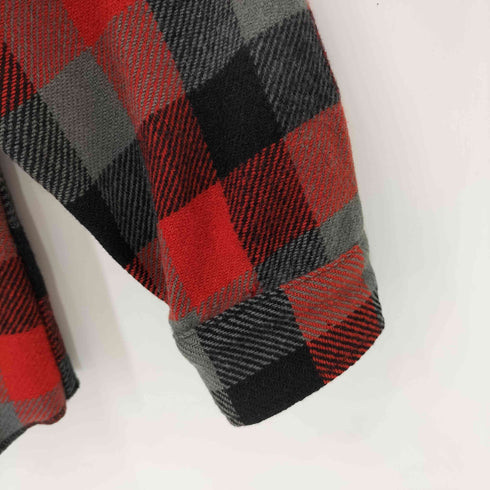 メルトン melton 60S WOOL ウールバッファローチェックシャツ メンズ FREE